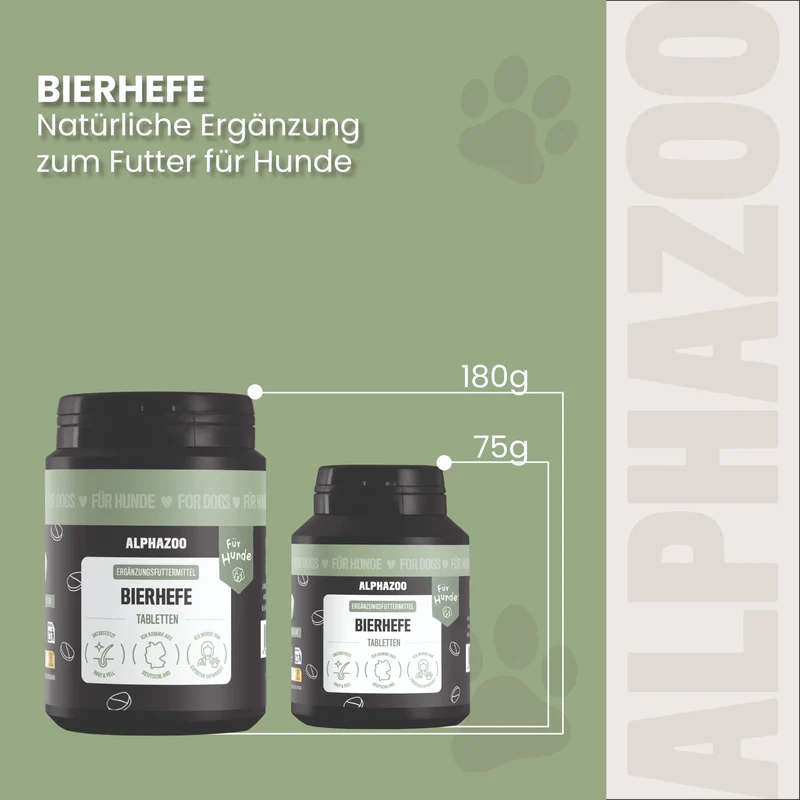 Tabletas de cerveza para perros