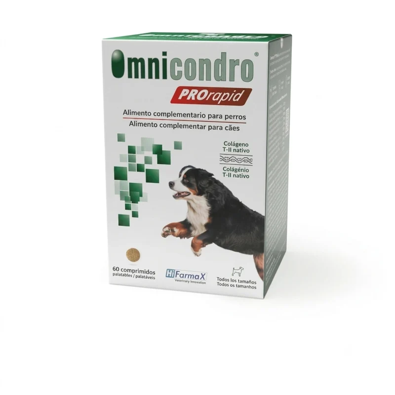 Hifarmax Omnicondro ProRapid 60 Comprimidos Suplemento Condroprotector para Perros