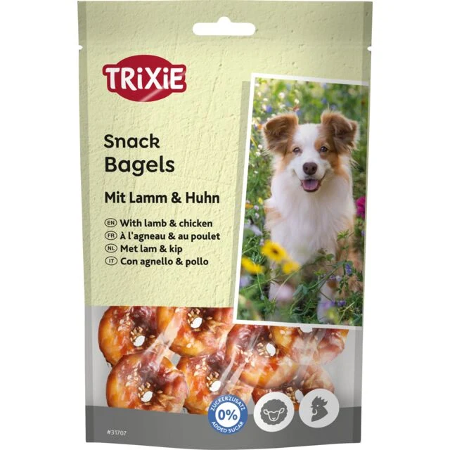 Trixie Snack Lamb Chicken Bagels de Cordero y Pollo para Perros