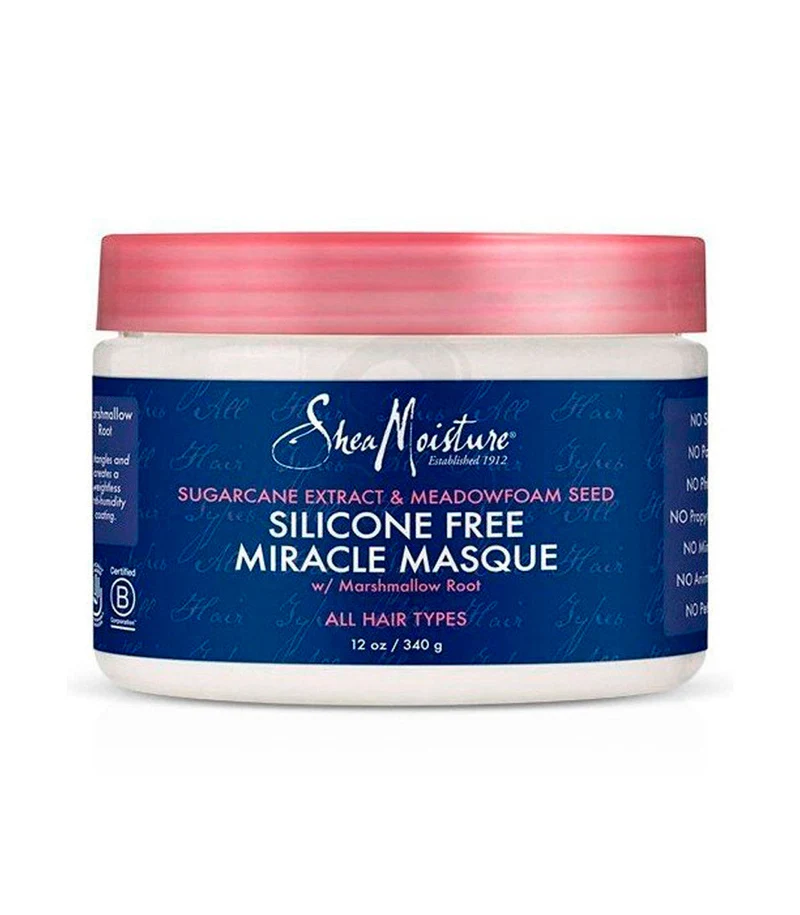 Shea Moisture Sugarcane Extract & Meadowfoamd Seed Miracle Masque 340g