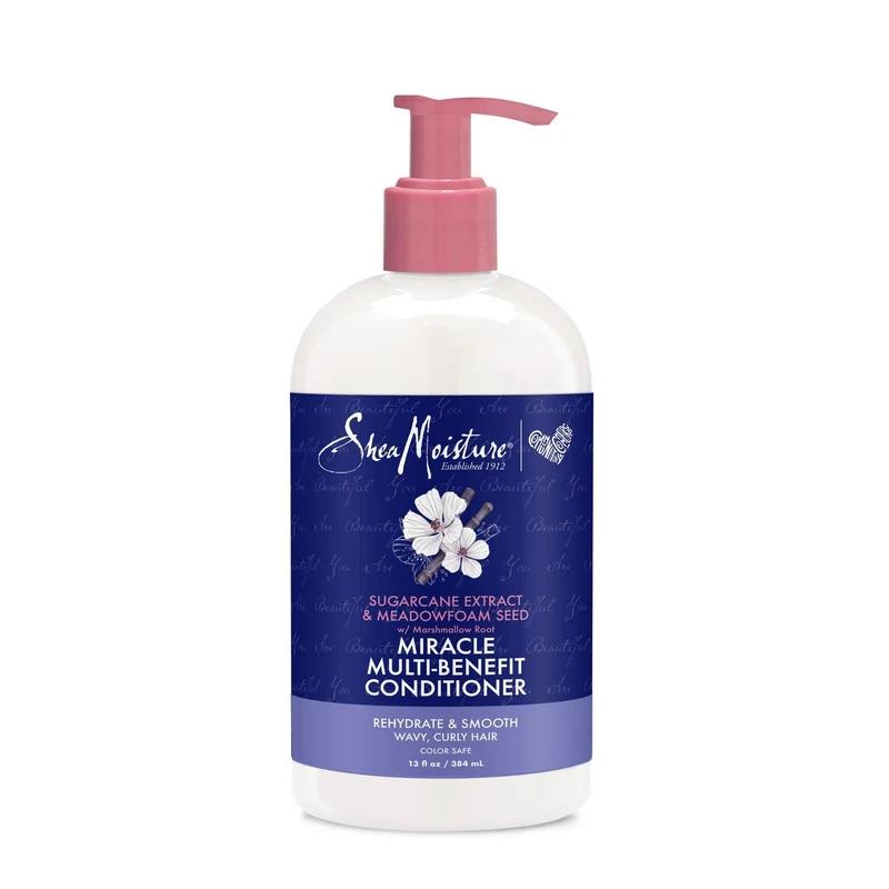 Shea Moisture Sugarcane Extract & Meadowfoamd Seed Miracle Conditioner 384ml
