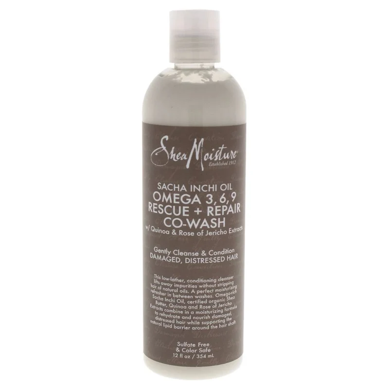 Shea Moisture Sacha Inchi Oil Omega 3, 6, 9 Rescue + Repair Co-Wash 354ml