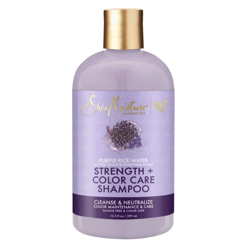 Shea Moisture Purple Rice Water Champú 370ml
