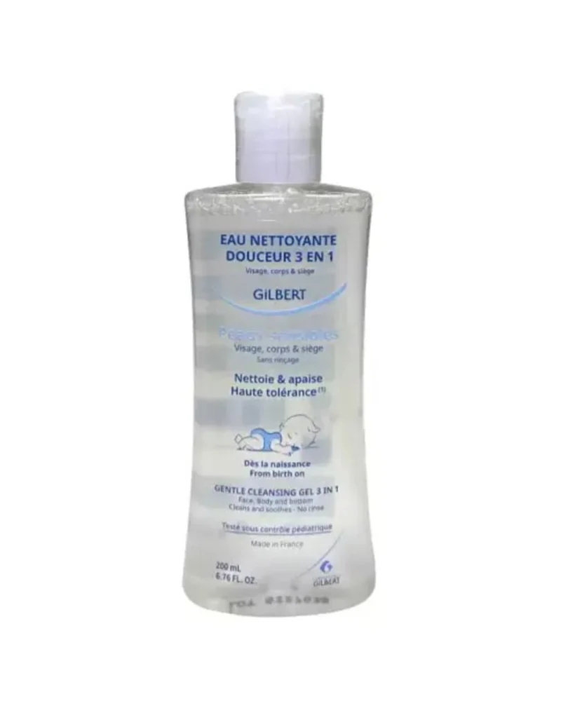 Gilbert Eau Nettoyante Douceur 3 en 1 - 200ml