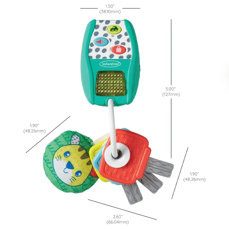 Infantino Trousseau de Clés de Dentition Musical 6M+