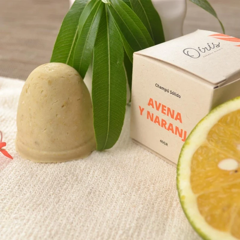 Champú Sólido de Naranja