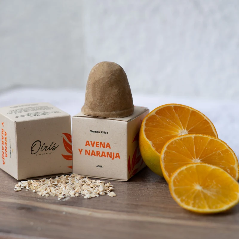 Champú Sólido de Naranja