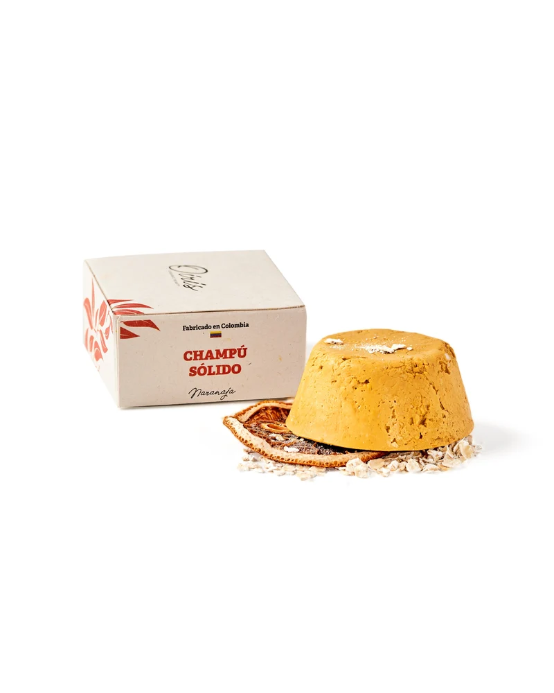 Champú Sólido de Naranja