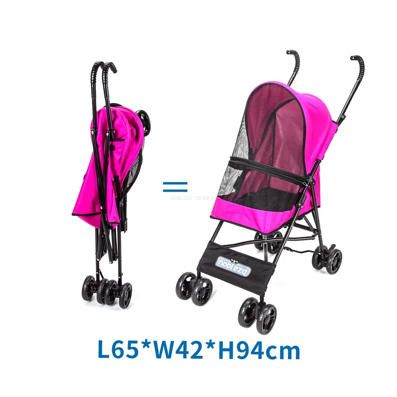 Silla de Paseo para Mascotas- Rosa