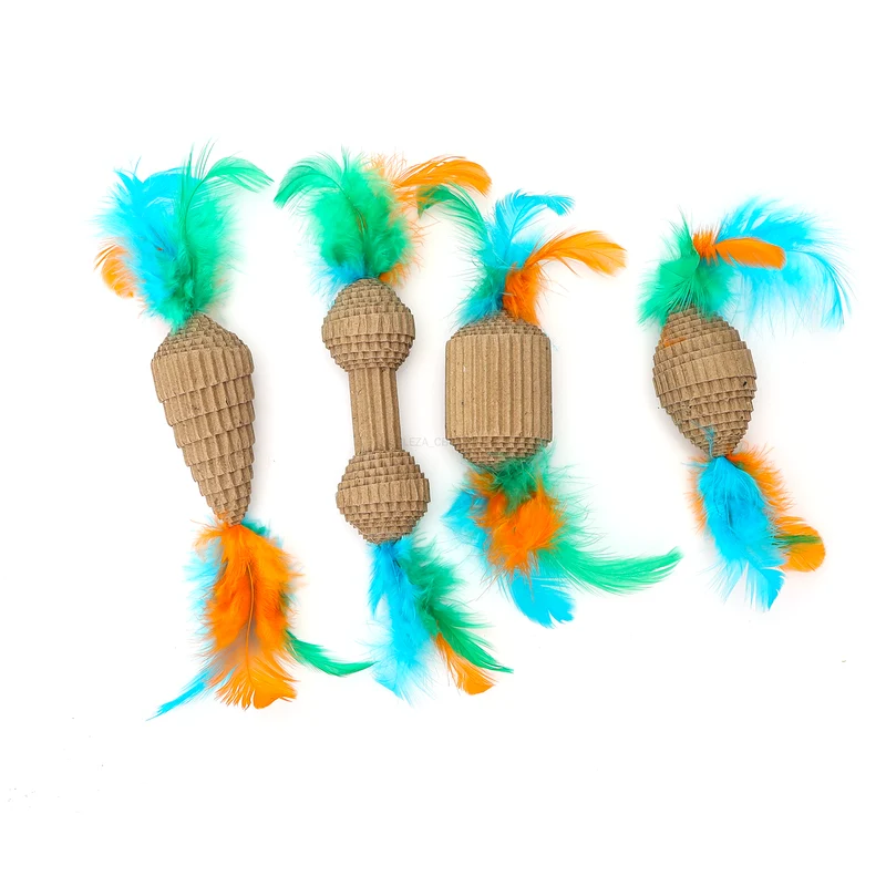 Juguetes de papel corrugado (Modelos aleatorios según disponibilidad)