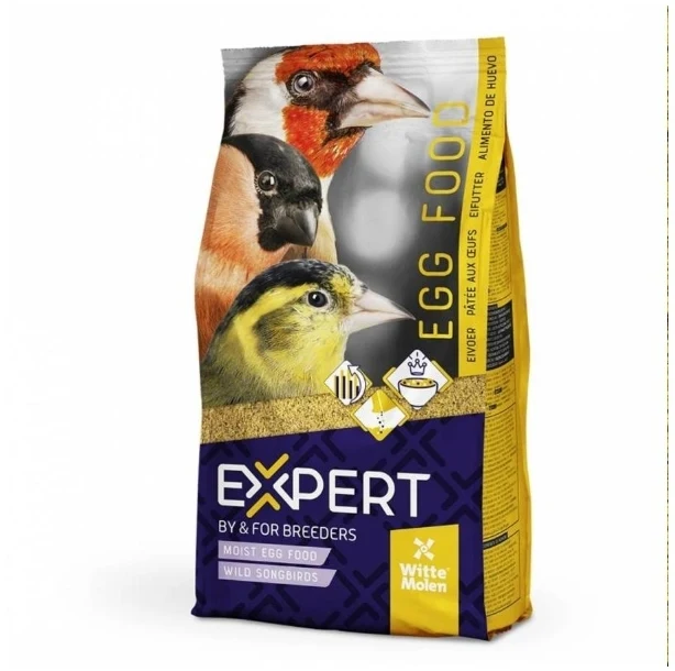 Alimento EXPERT para aves silvestres a base de huevos - 3 kg - 15.6 % de proteína, insectos, Gammarus - Witte Molen