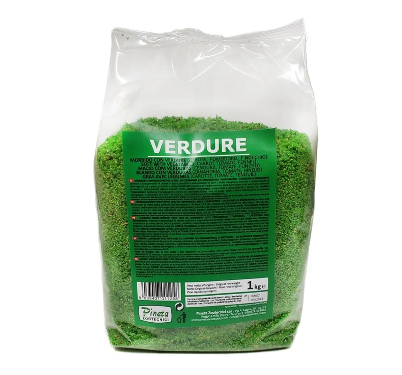 Verdure Rul Pasta de Huevo 25kg (+ Complejo Vitamínico), A base de Zanahoria, Hinojo y Tomate - Pineta Zootecnisi