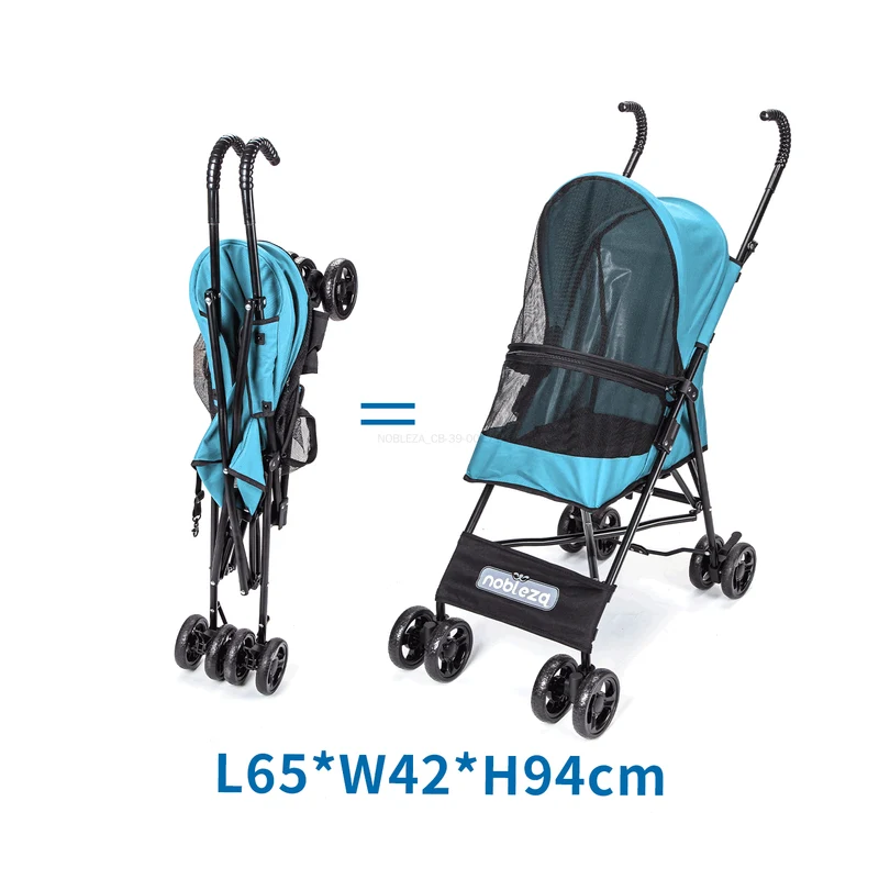 Silla de Paseo para Mascotas- Azul Claro