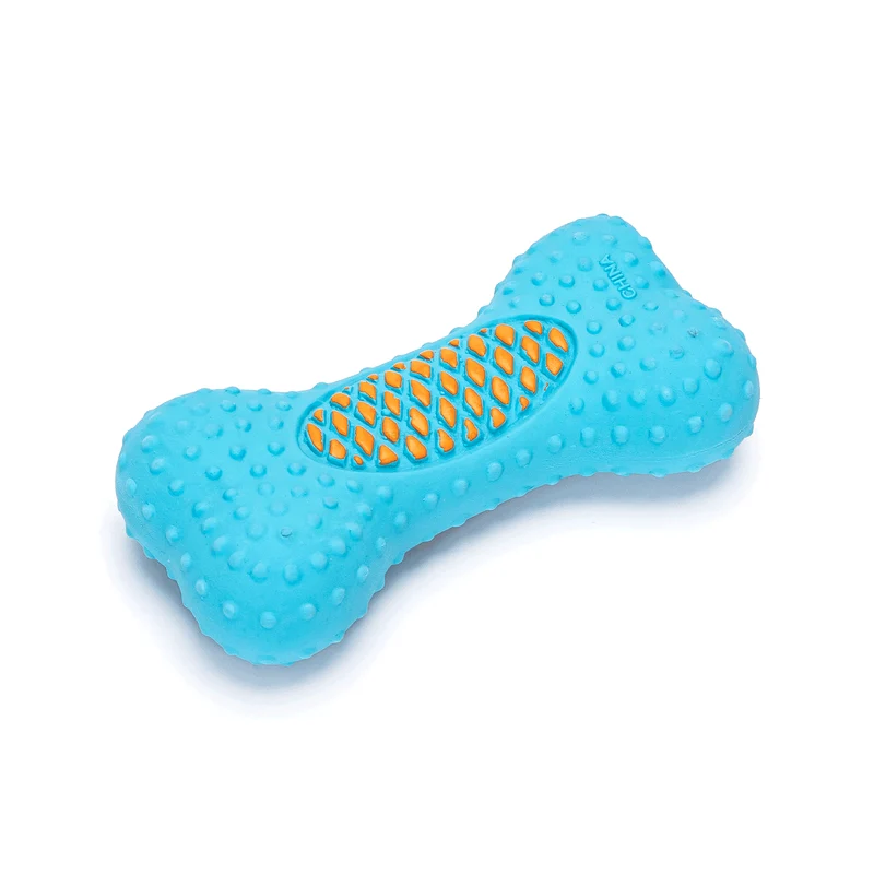 Juguete de látex con forma de hueso multicolor (color aleatorio)