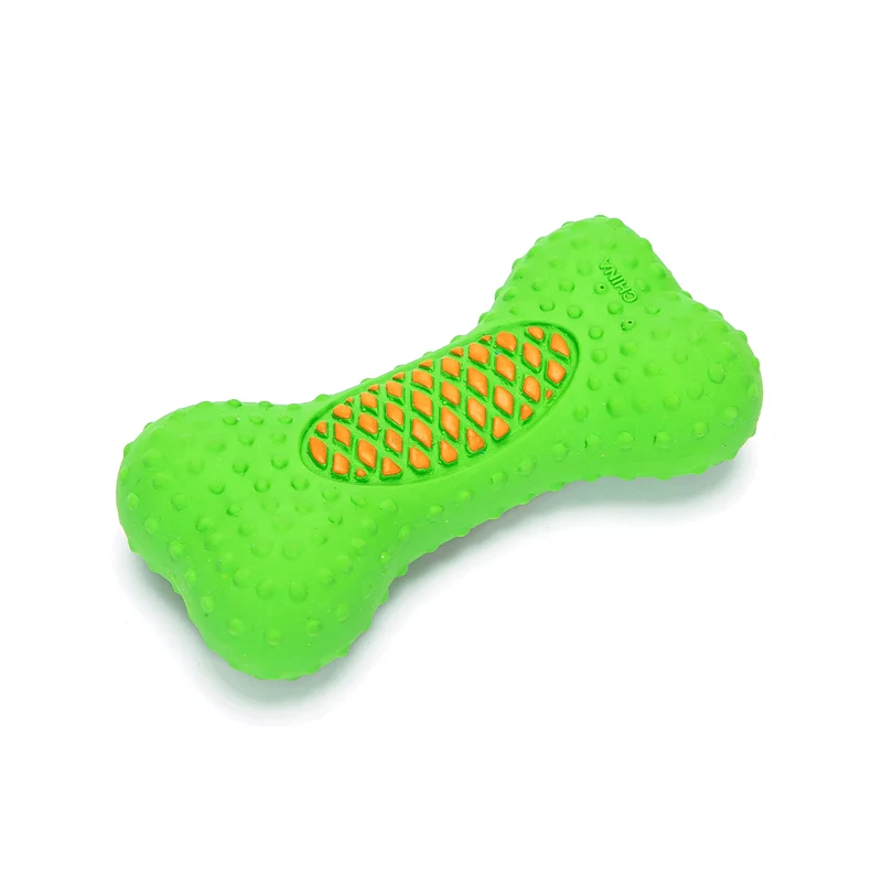 Juguete de látex con forma de hueso multicolor (color aleatorio)