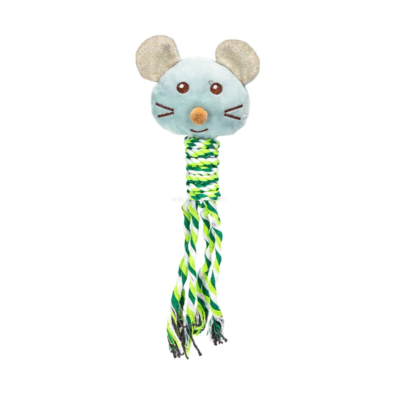 Juguete de peluche con sonido para perros - Ratón (Color aleatorio)