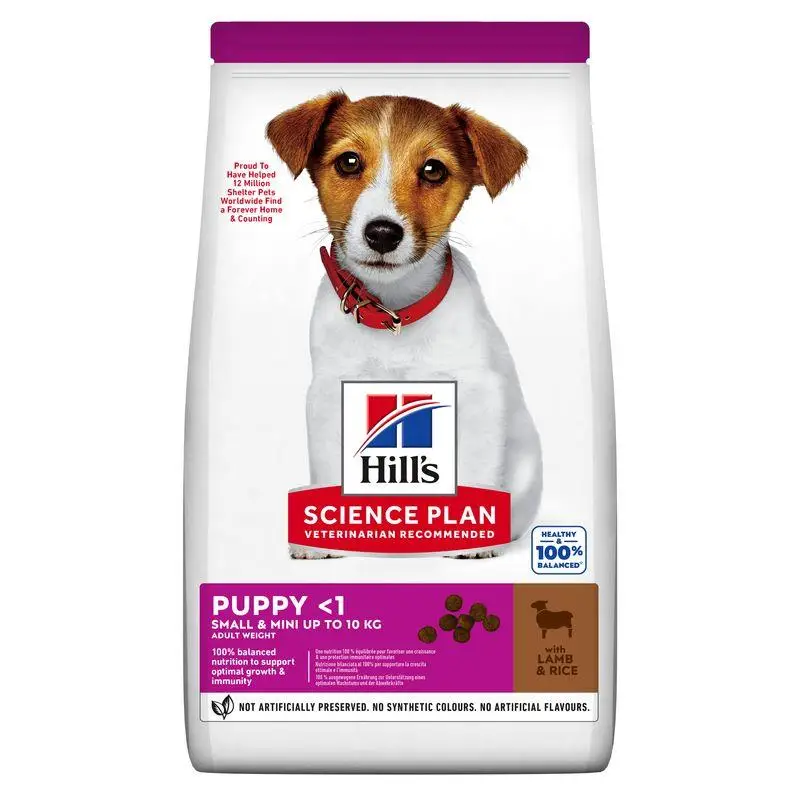 Hill'S Science Plan Puppy Small y Mini Cordero y Arroz 1,5 kg Alimento para Perros