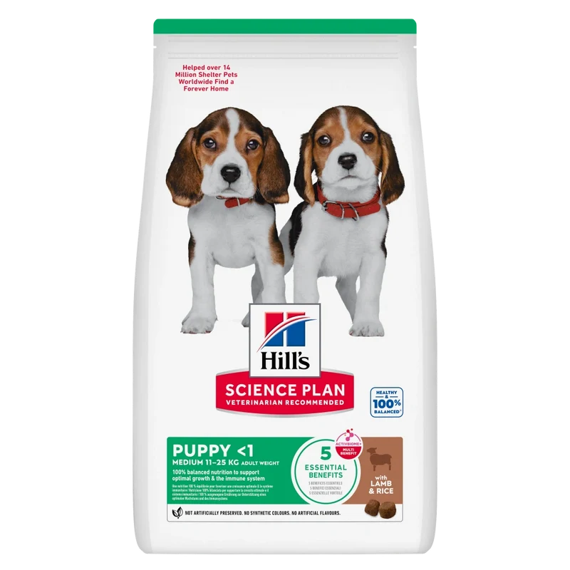 Hill'S Science Plan Medium Puppy Cordero y Arroz 2,5 kg Alimento para Perros