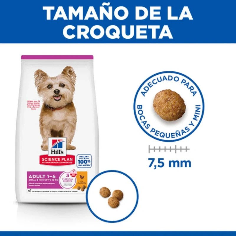 Hill'S Science Plan Adult Small & Mini Pollo 3 kg Alimento para Perros