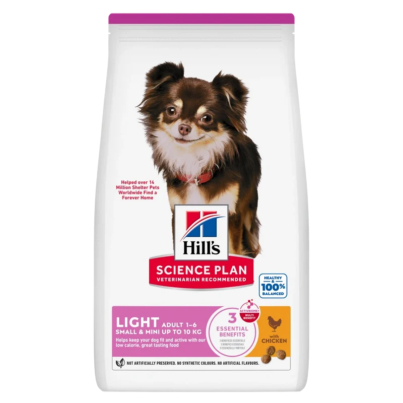 Hill's Science Plan Adult Light Small y Mini Pollo 1,5 kg Alimento para Perros