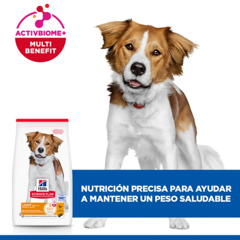 Hill'S Science Plan Adult Light Medium Pollo 14 kg Alimento para Perros