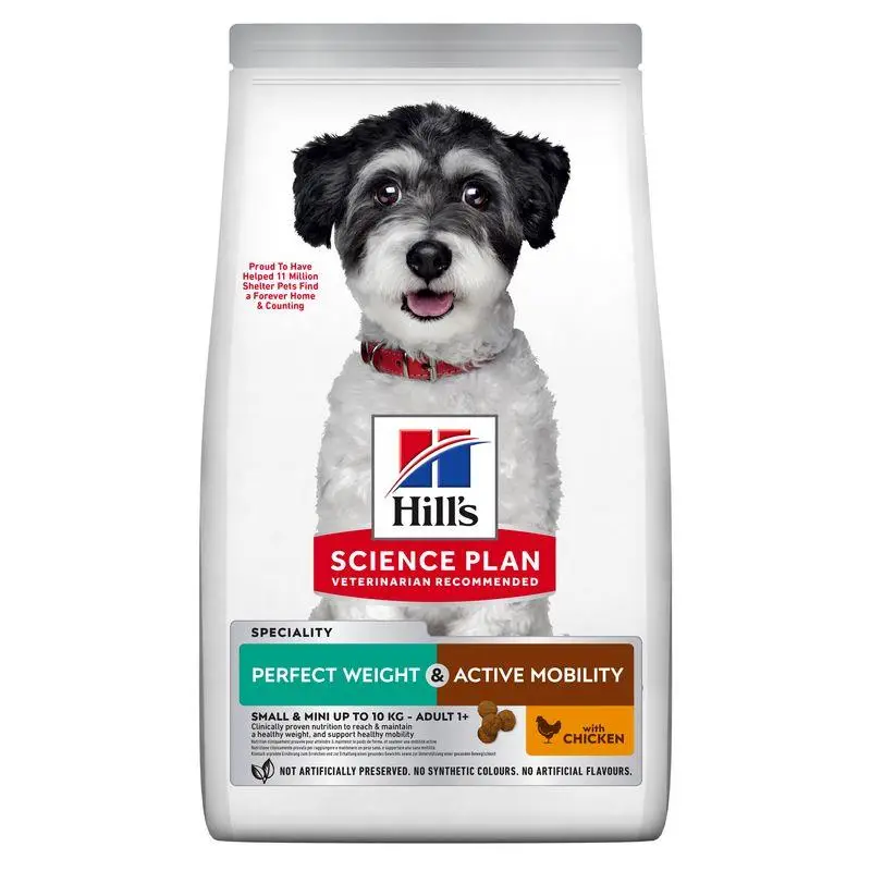 Hill'S Science Plan Adult Perfect Weight y Active Mobility Small y Mini Pollo 6 kg Alimento para Perros