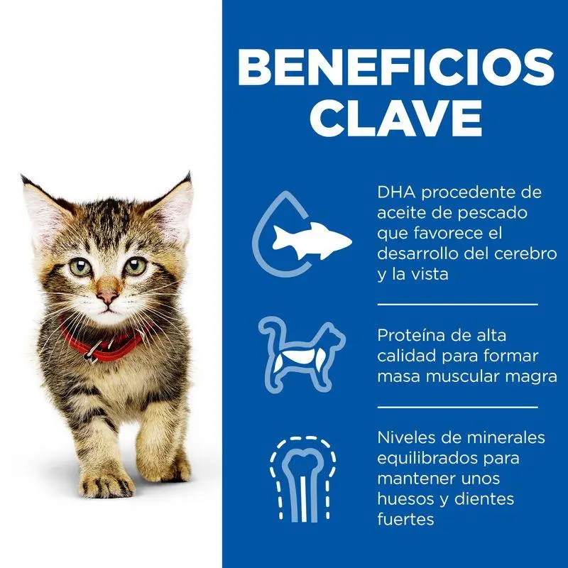 Hill'S Science Plan Kitten Pollo y Pescado Azul 85 g Pack 12 uds Sobre Alimento para Gatos
