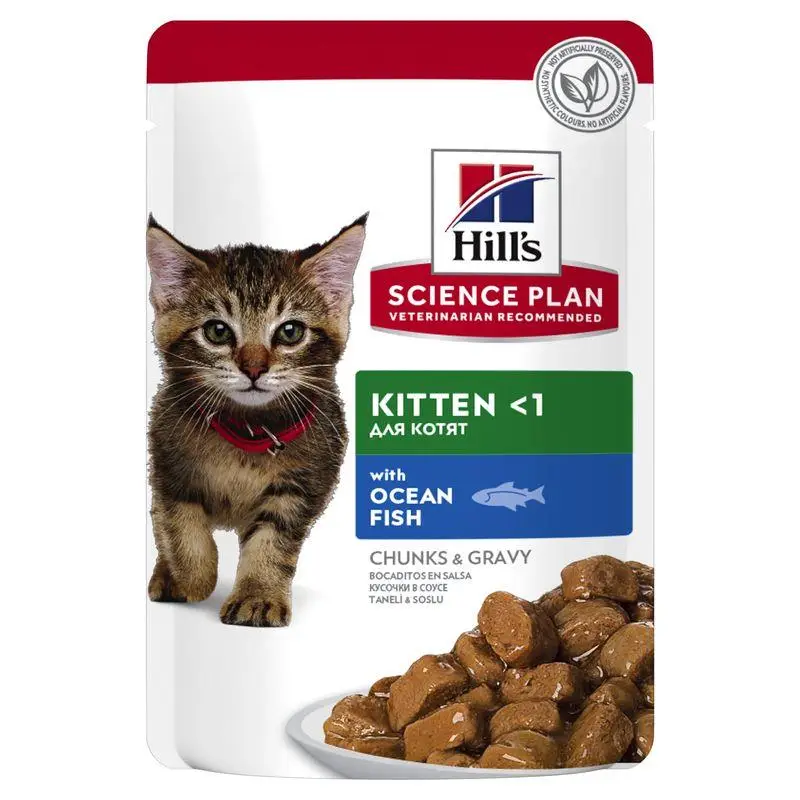 Hill'S Science Plan Kitten Pescado Azul 85 g Sobre Alimento para Gatos