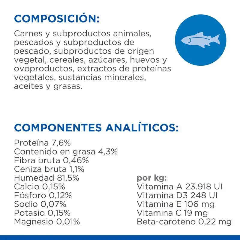 Hill'S Science Plan Adult Pescado Azul 85 g Sobre Alimento para Gatos
