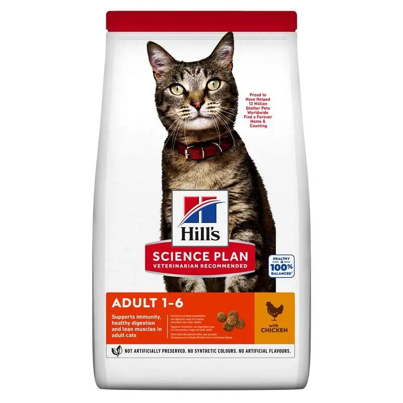 Hill'S Science Plan Adult Pollo 10 kg Alimento para Gatos