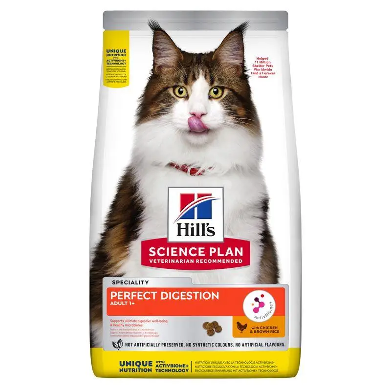 Hill'S Science Plan Adult Perfect Digestion 3 kg Alimento para Gatos