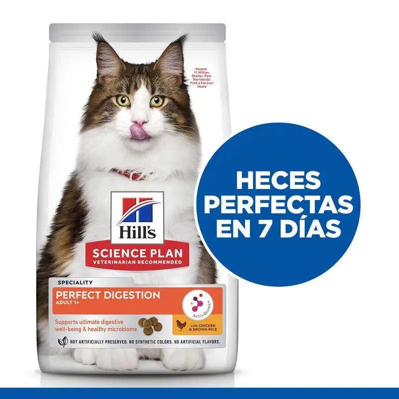 Hill'S Science Plan Adult Perfect Digestion 3 kg Alimento para Gatos