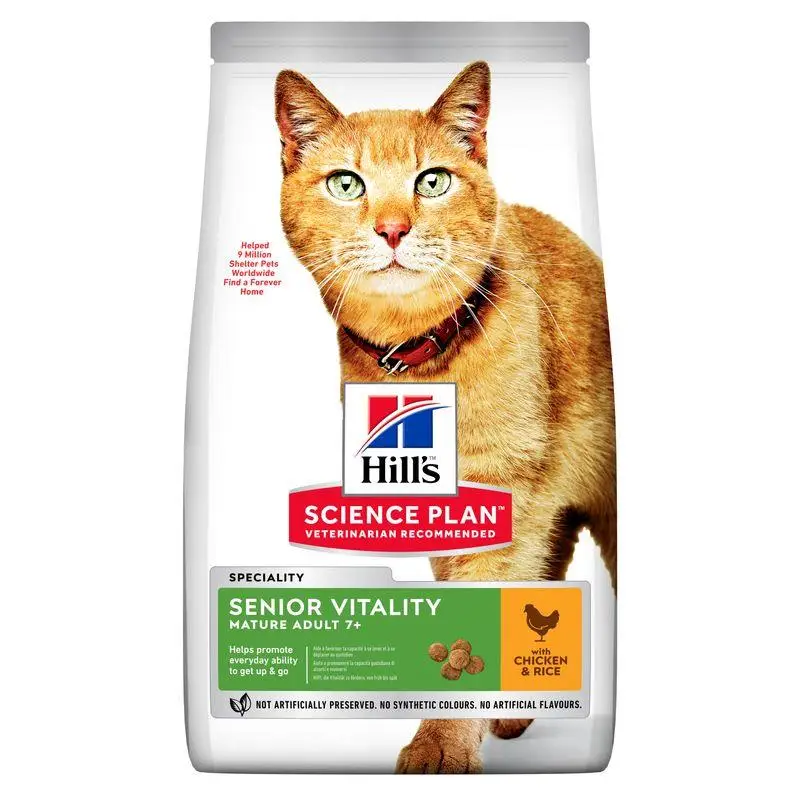 Hill'S Science Plan Adult 7+ Senior Vitality Pollo 1,5 kg Alimento para Gatos