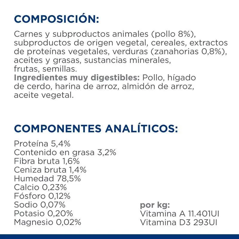 Hill'S Gi Biome Estofado con Pollo y Verduras 354 g Alimento para Perros