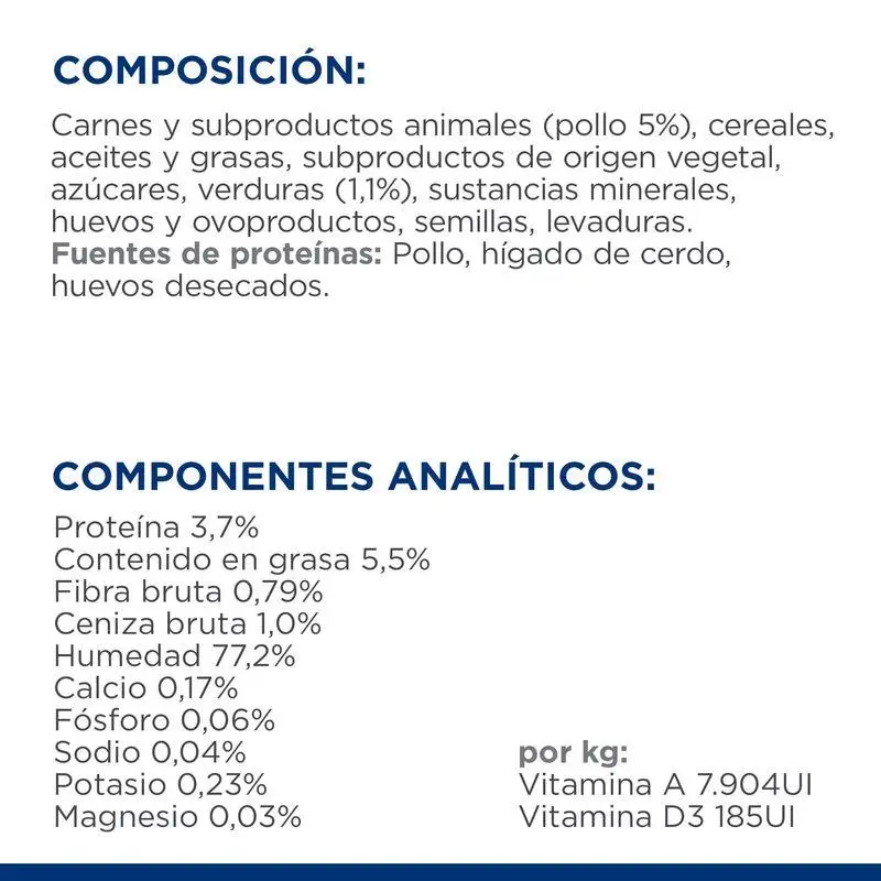 Hill'S K/D Estofado con Pollo y Verduras 156 g Alimento para Perros