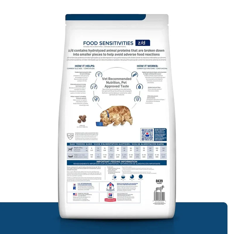 Hill'S Z/D 10 kg - Pienso para Perros con Hipersensibilidad Alimentaria