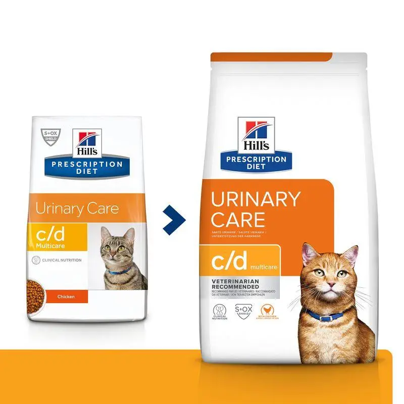 Hill'S C/D 3 kg Pollo - Pienso para Gatos con Problemas Urinarios