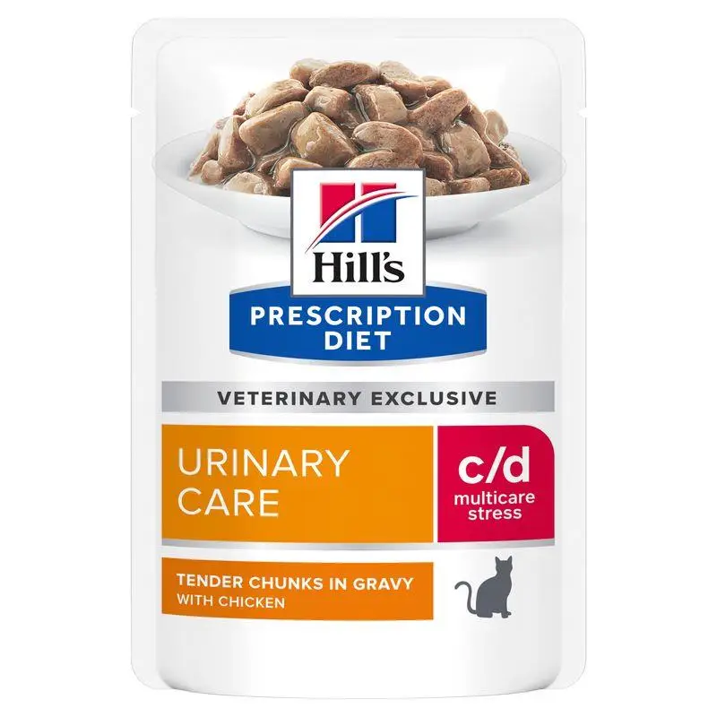 Hill'S C/D Urinary Stress Pollo 85 g Alimento para Gatos
