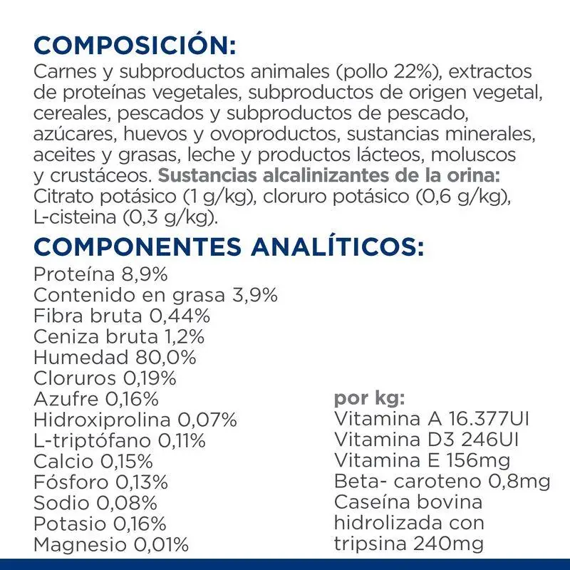 Hill'S C/D Urinary Stress Pollo 85 g Alimento para Gatos