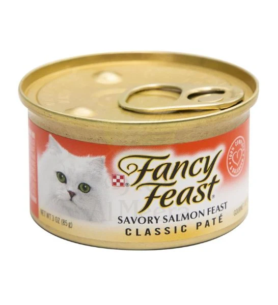 PURINA Fancy Feast Classic Pat Savoury Salmon Feast Wet Cat Food 85G