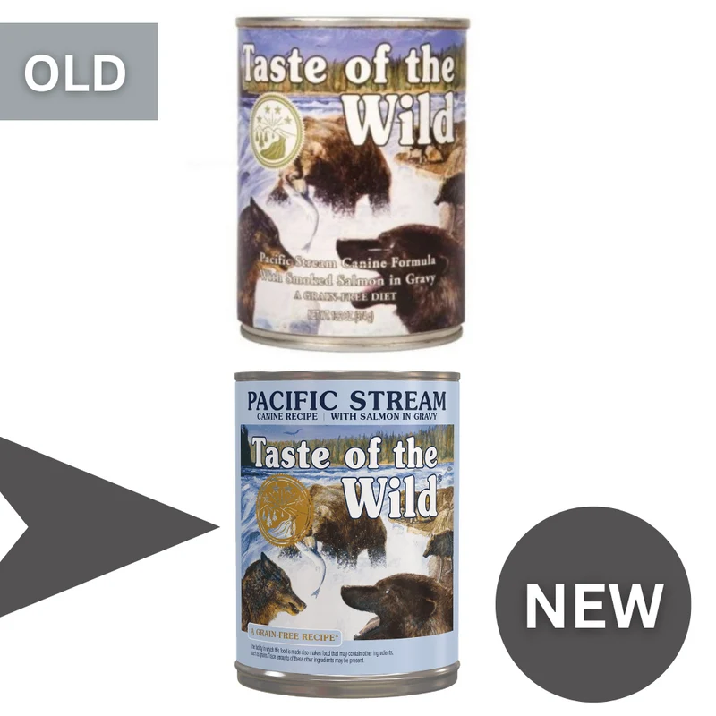 Taste of the Wild Pacific Stream Canine Salmon in Gravy Wet Dog Food 390G
