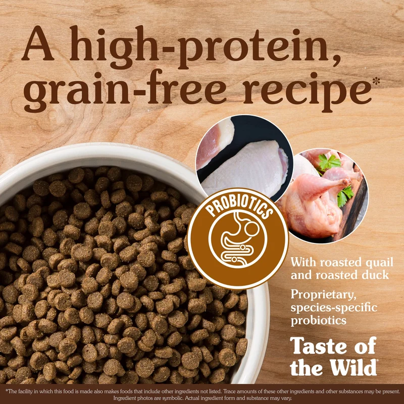 Taste of The Wild LowLand Creek Feline Recipe Dry Cat Food With Roasted Quail & Duck