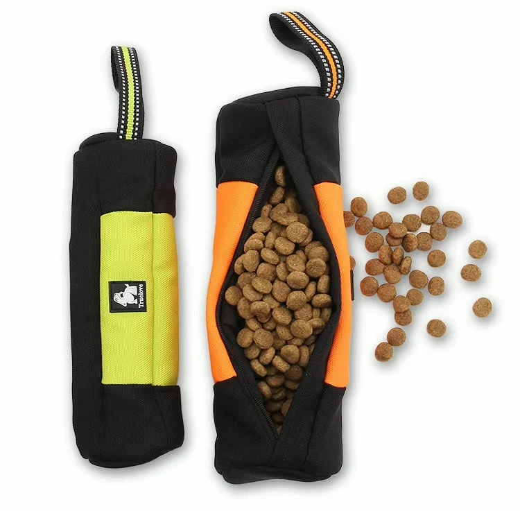 Truelove Leckerli-Beutel Snack Dummy Neongelb - S bis XL, Reißverschluss, robusto