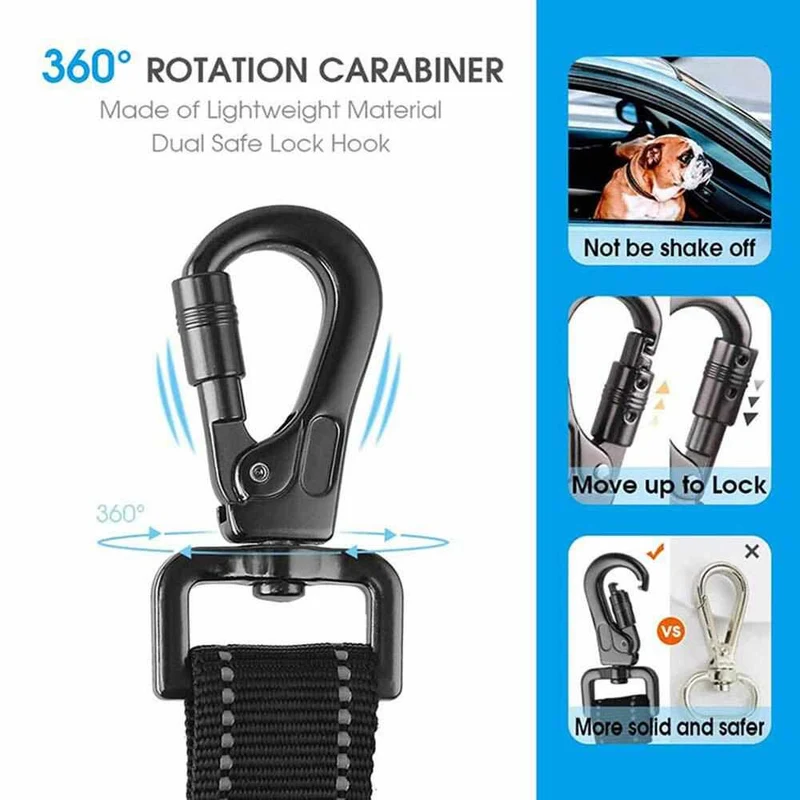 Auto Sicherheitsgurt para perros con adaptador para Gurtschloss e Isofix