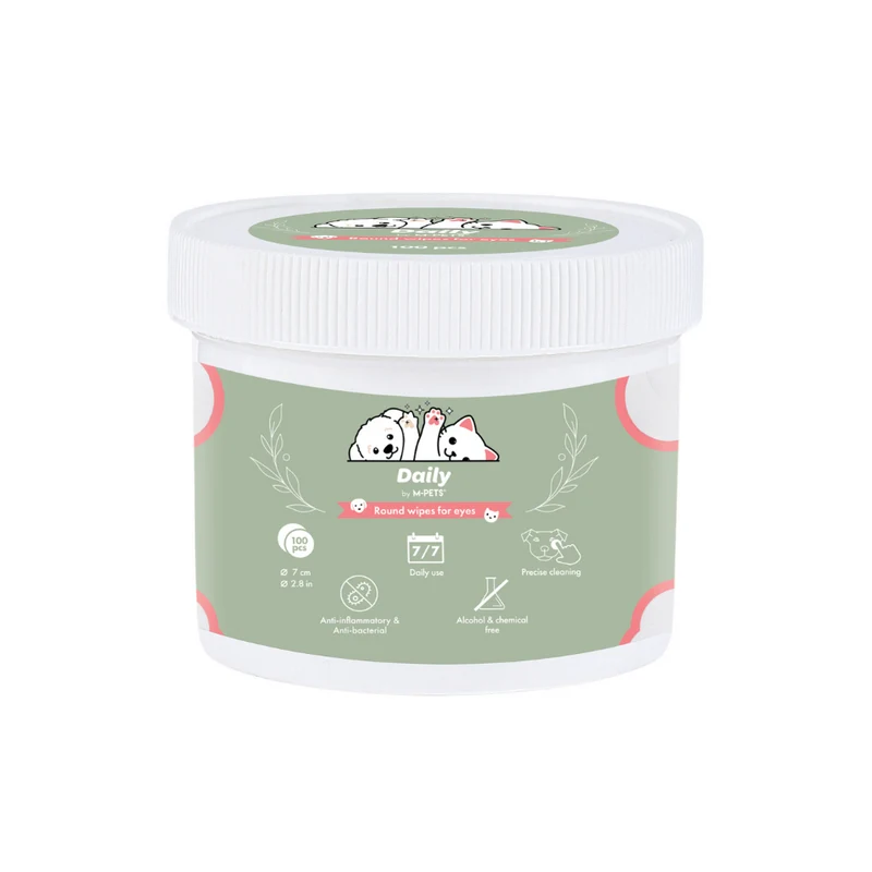DAILY Round wipes for eyes 100 pcs