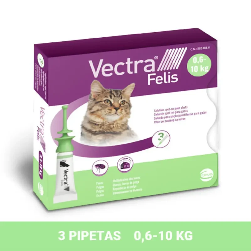Vectra Felis Pipetas Antiparasitarias para Gatos