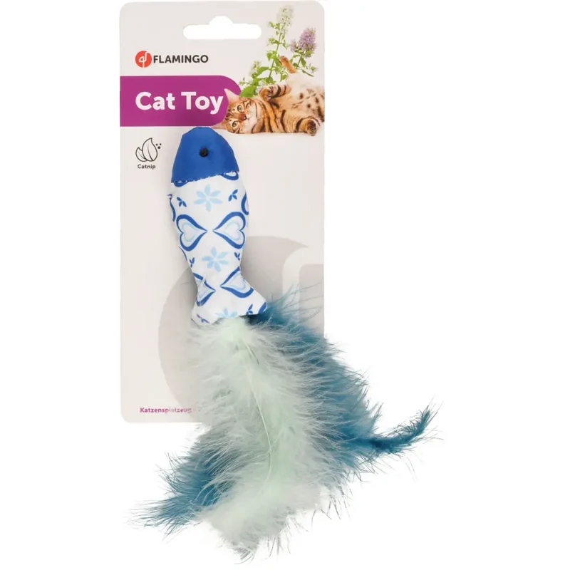 Flamingo Juguete Gato Pez Pluma