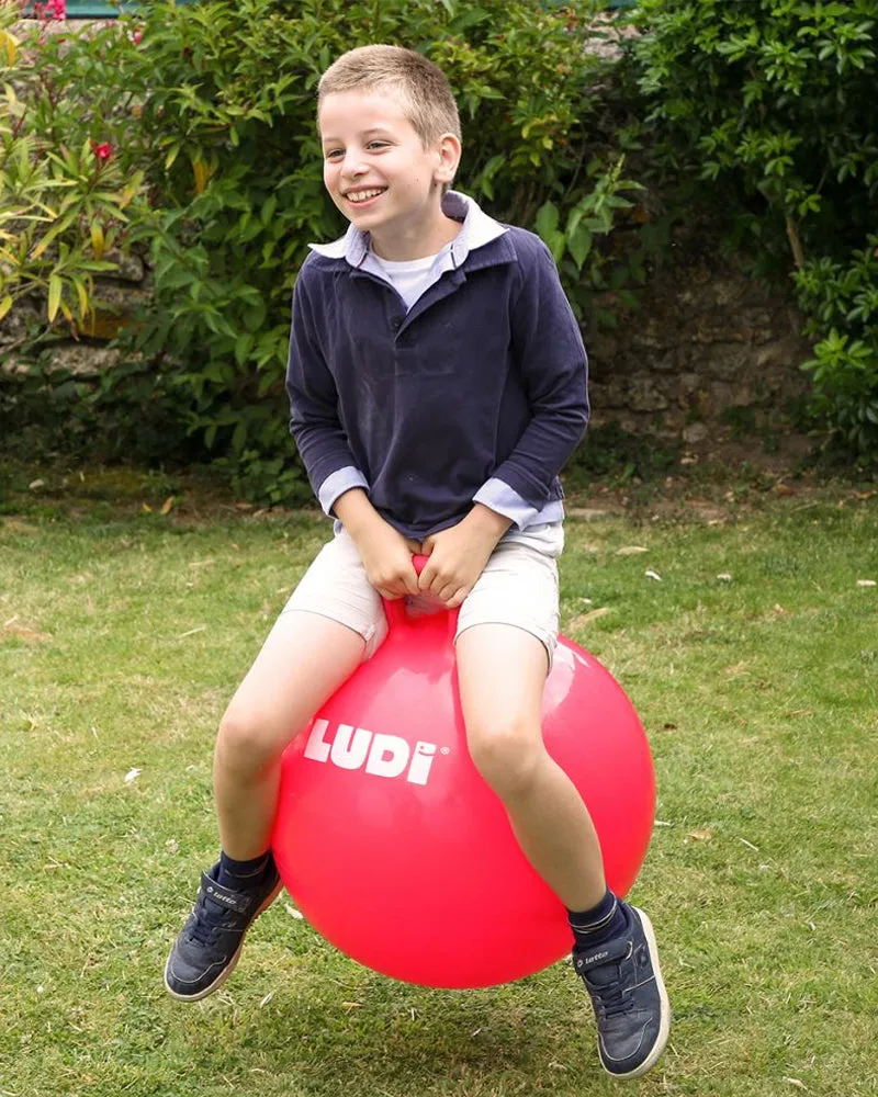 Ludi Ballon Sauteur XXL - Rouge - 5A+