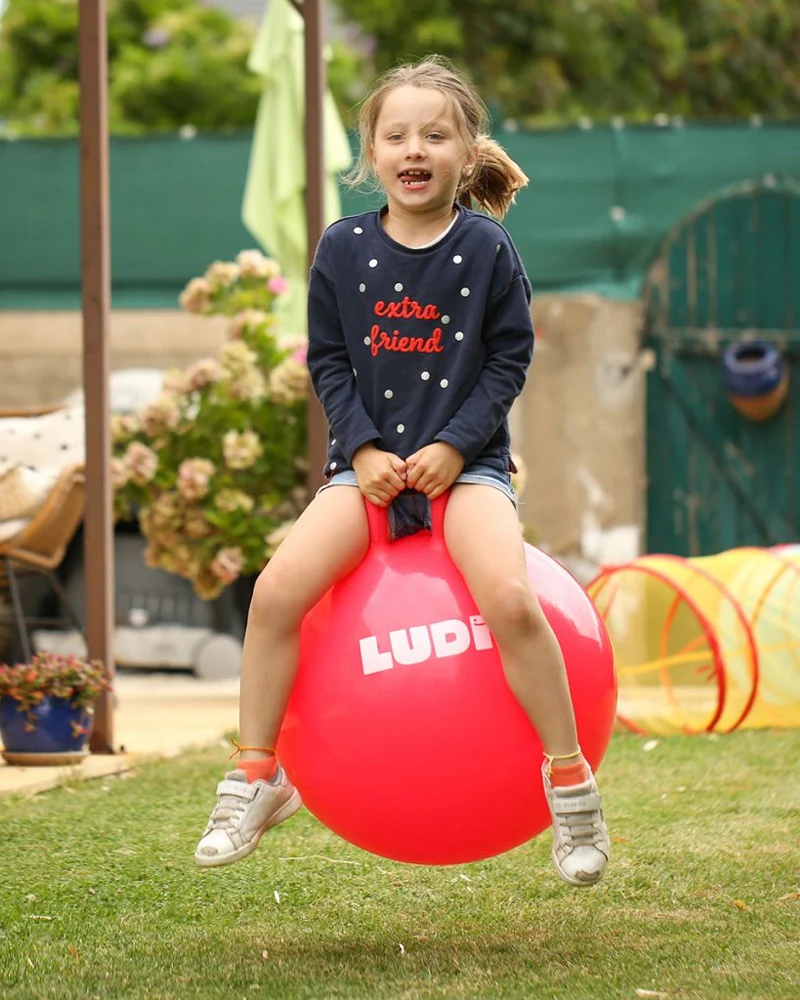 Ludi Ballon Sauteur XXL - Rouge - 5A+