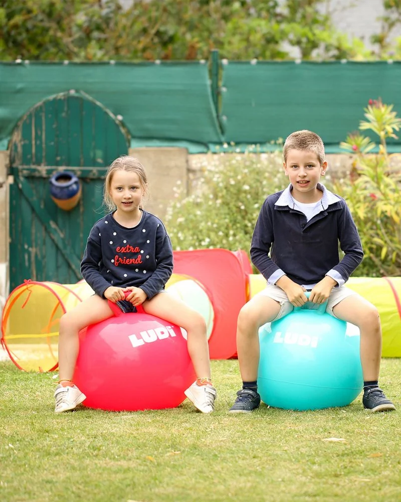 Ludi Ballon Sauteur XXL - Rouge - 5A+